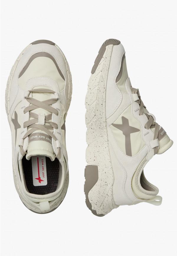 W6yz Sneakers in suede e tessuto tecnico Bianco panna -NEXT-M Affare Del Giorno