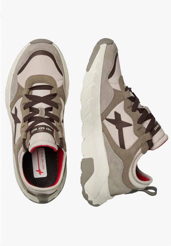 W6yz Sneakers in suede e tessuto tecnico Tortora -NEXT-M Prezzo Ridotto