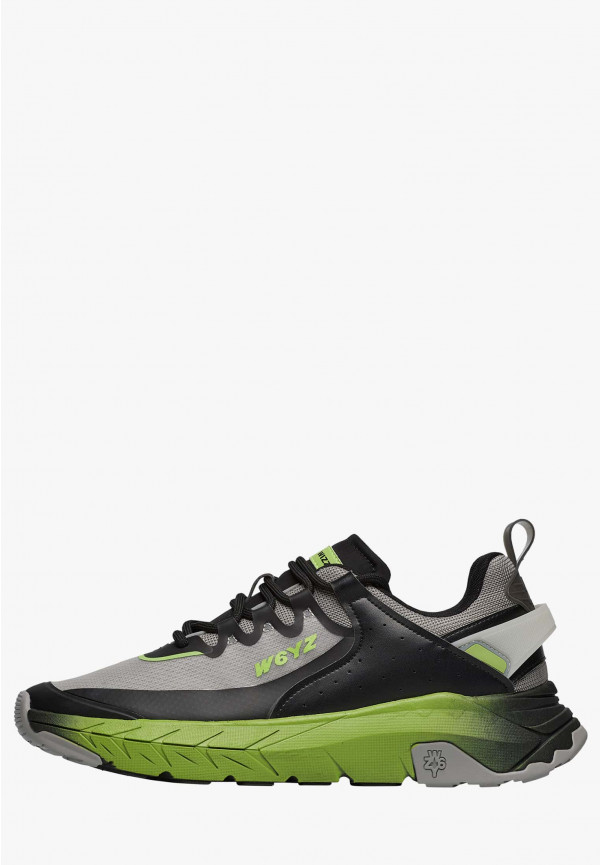 W6yz Sneakers in ecopelle e tessuto tecnico Grigio -WILL-M Convenienza