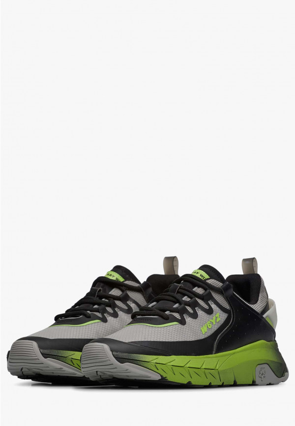 W6yz Sneakers in ecopelle e tessuto tecnico Grigio -WILL-M Convenienza