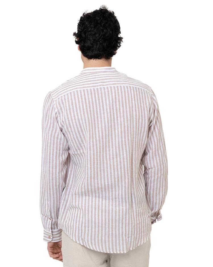 Why not brand Camicia in Lino a Righe Strette Affare Del Giorno