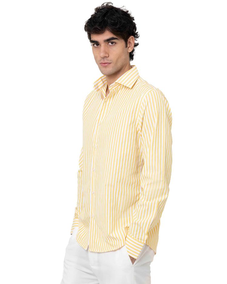 Why not brand Camicia Manica Lunga a Righe Strette Sottocosto