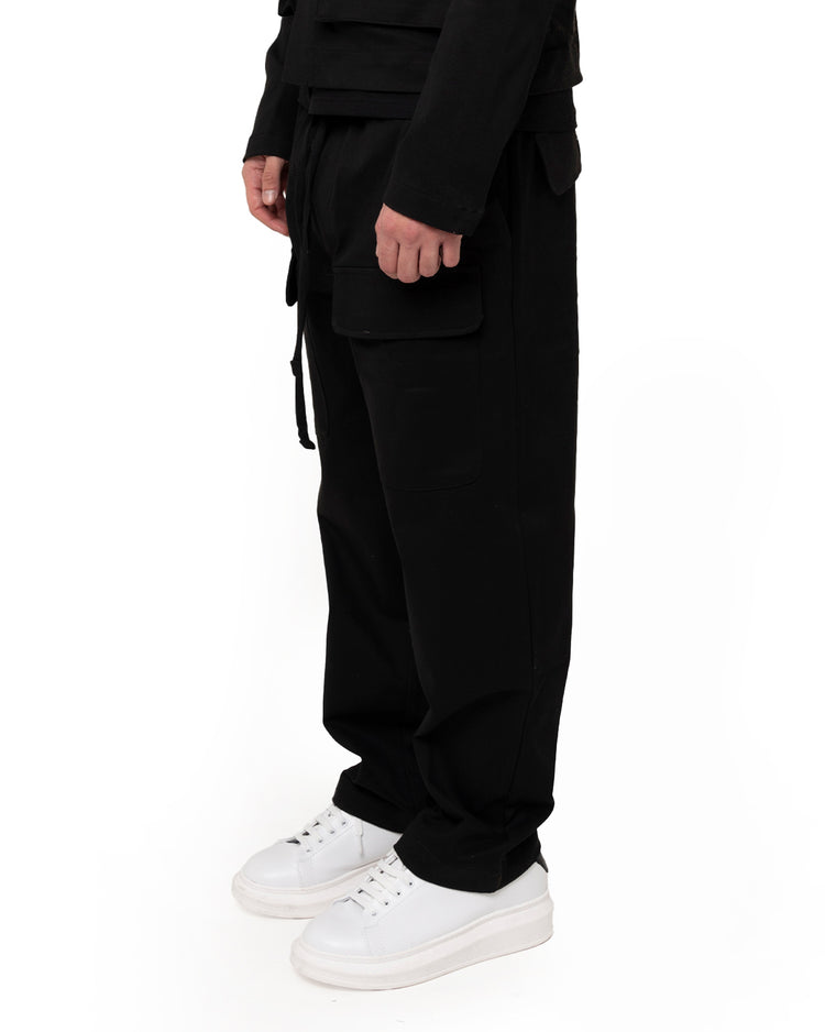 Why not brand Pantalone heavy con tasconi e laccio Pezzi Unici