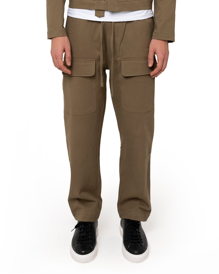Why not brand Pantalone heavy con tasconi e laccio Pezzi Unici