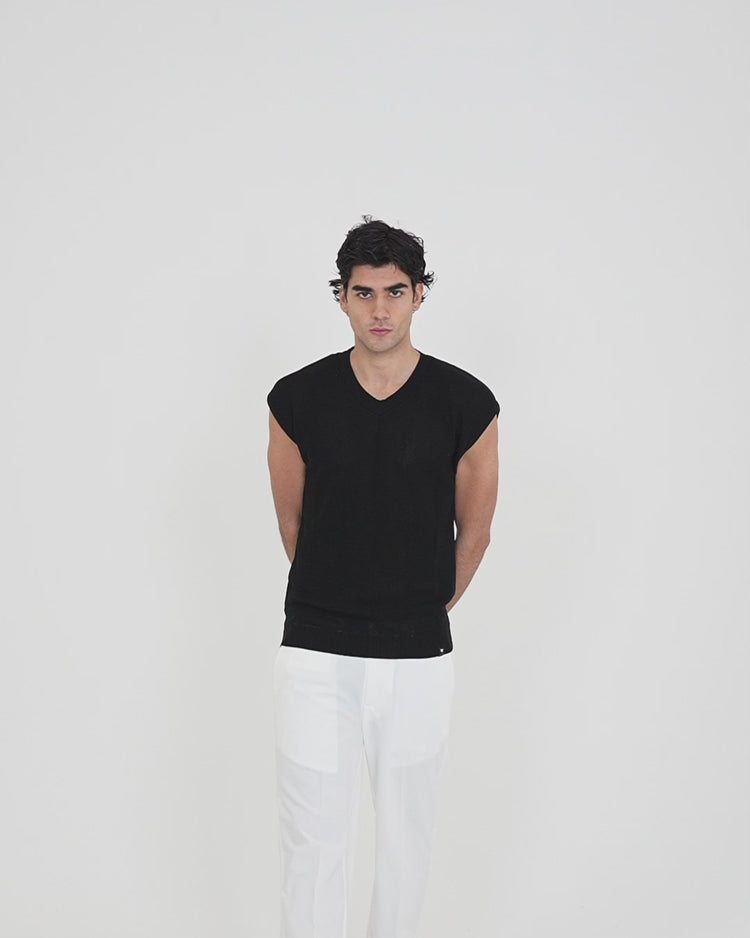 Why not brand Maglia Smanicato con Scollo a V Sottocosto