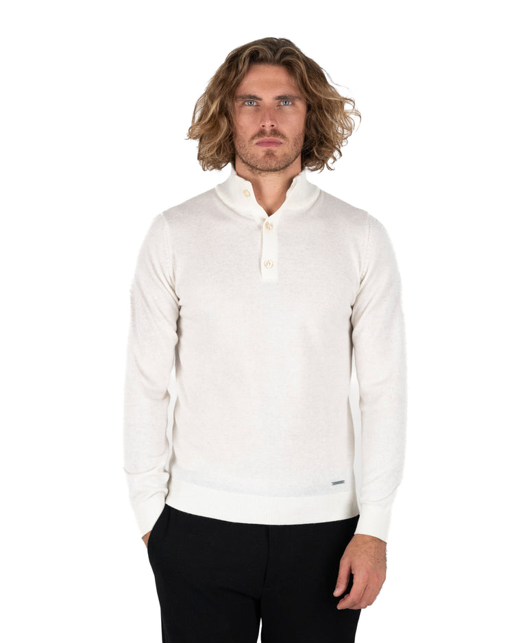 Why not brand Maglioncino collo alto con bottoni Nuova