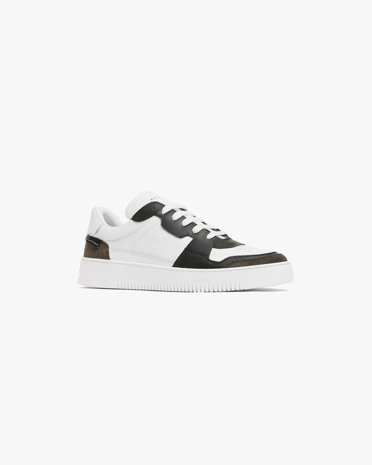 Why not brand Scarpa in pelle con dettaglio in camoscio In Linea