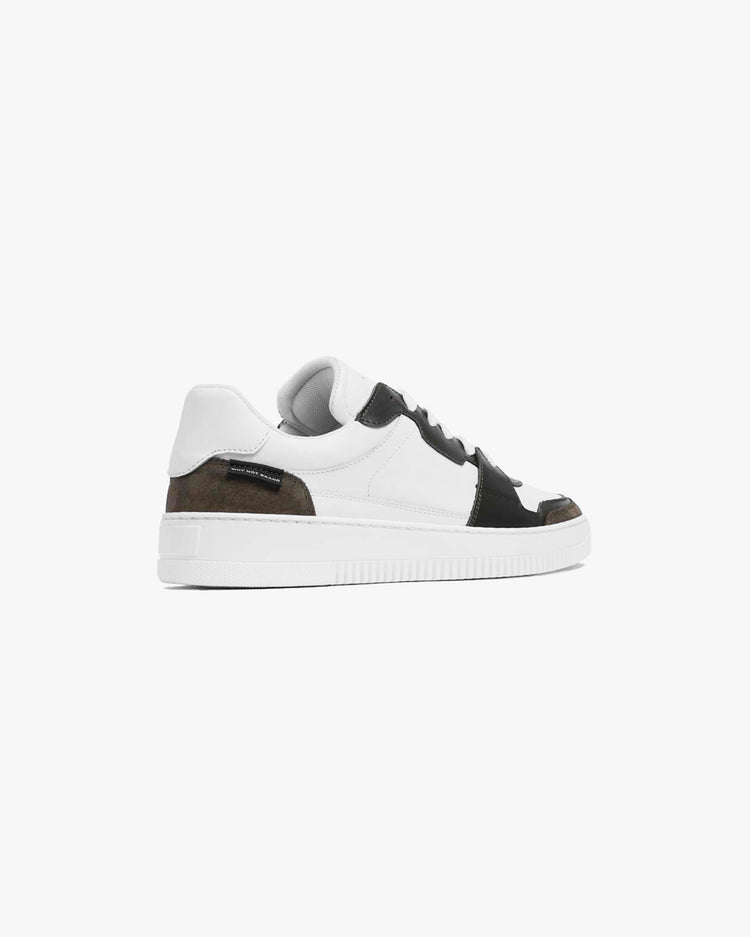 Why not brand Scarpa in pelle con dettaglio in camoscio In Linea