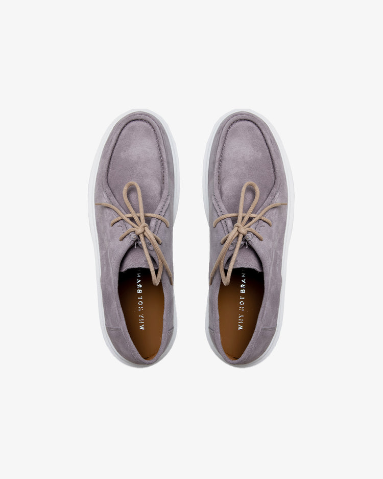 Why not brand Scarpa stringata in camoscio Spedizione Gratuita