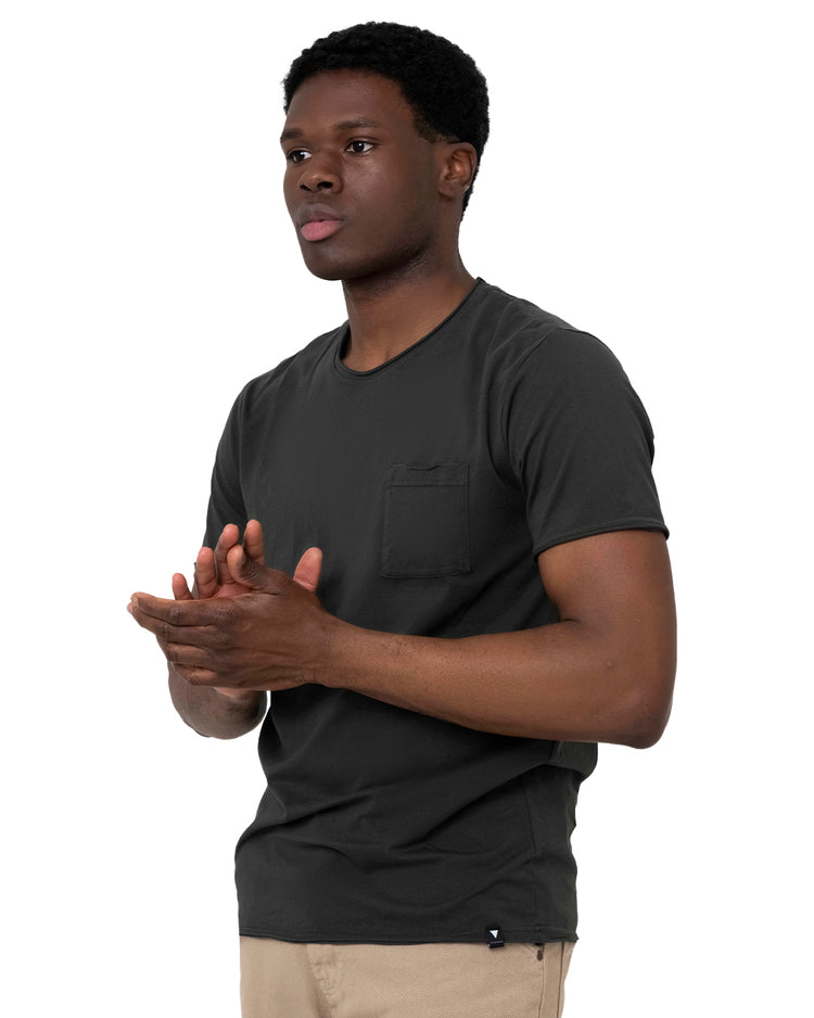 Why not brand T-Shirt Girocollo con Taschino Sottile Lato Cuore In Vendita