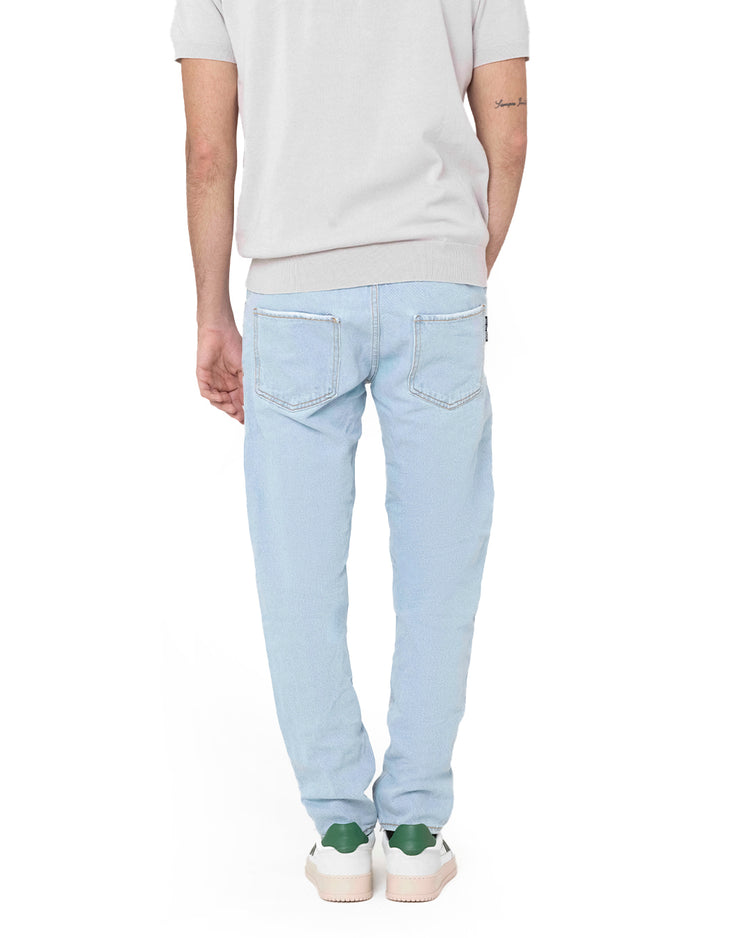 Why not brand Jeans Lavaggio Chiaro Tela Fissa Italy