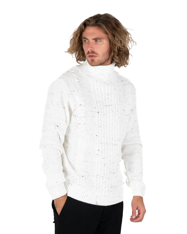 Why not brand Maglione dolcevita a coste Vendita