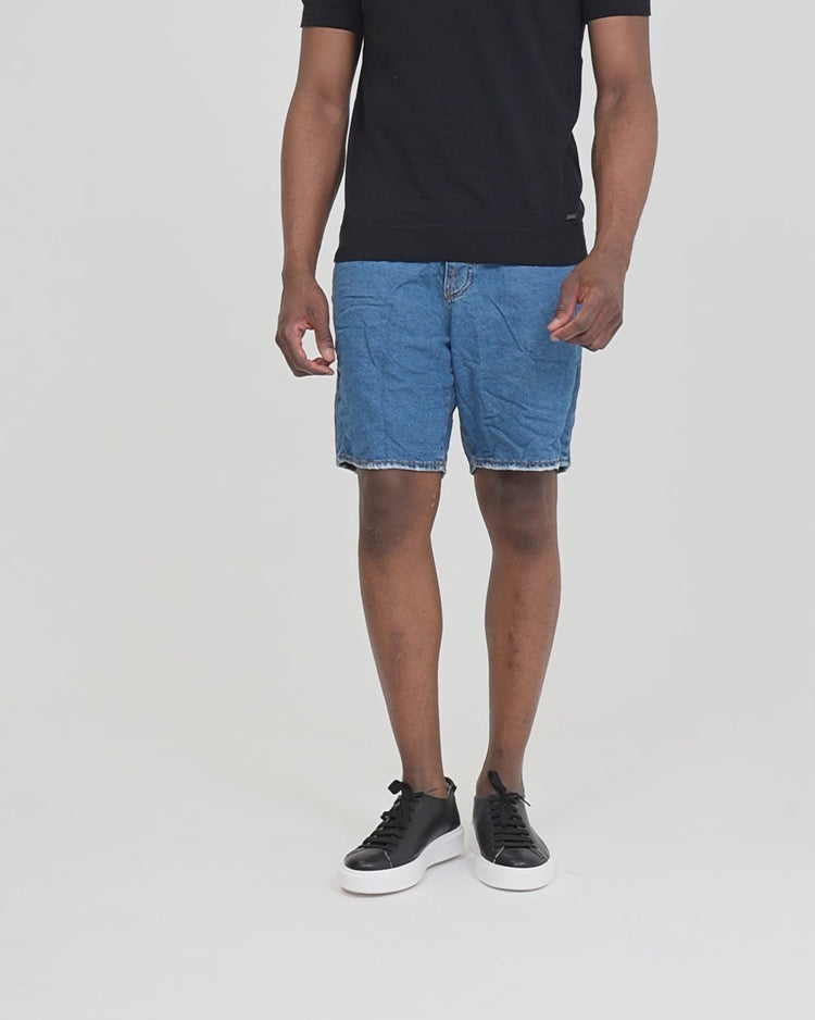 Why not brand Short in Tela Fissa Sfrangiato su Fondo Nuova