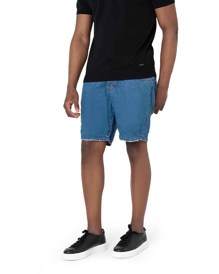 Why not brand Short in Tela Fissa Sfrangiato su Fondo Nuova