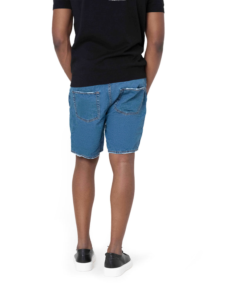 Why not brand Short in Tela Fissa Sfrangiato su Fondo Nuova
