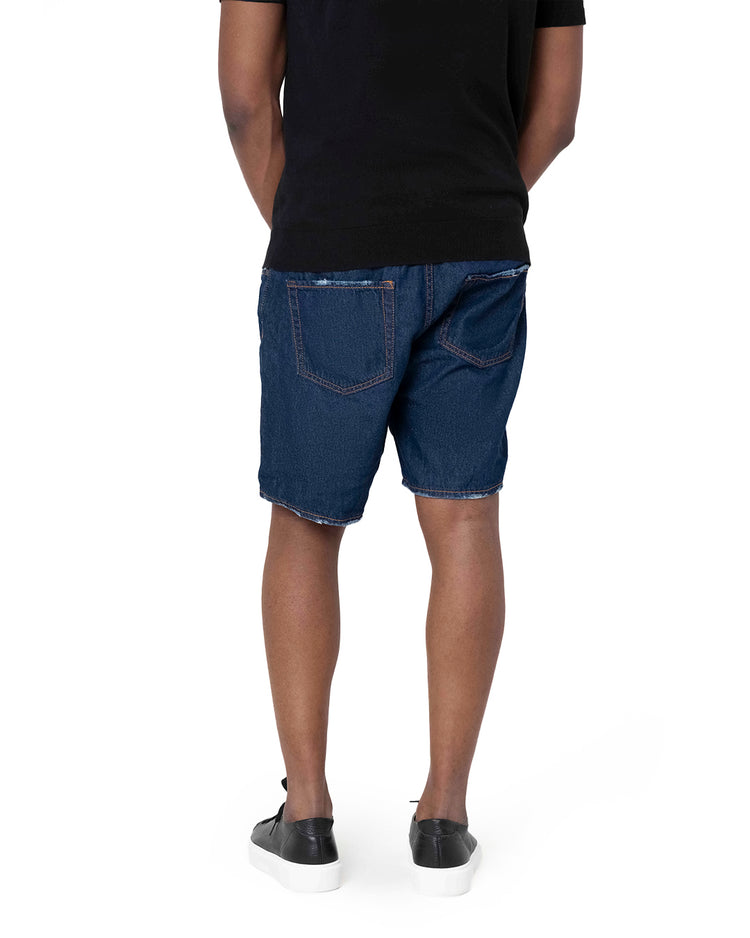 Why not brand Short in Tela Fissa Sfrangiato su Fondo Comfort I Più Venduti