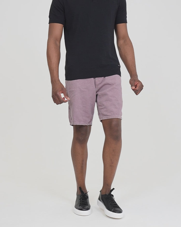 Why not brand Short in Tela Fissa Sfrangiato su Fondo Comfort Vendite Flash