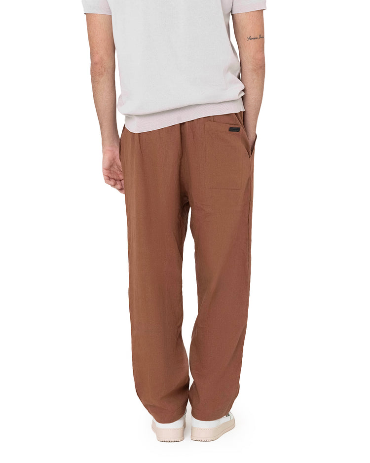 Why not brand Pantalone Loose Fit in Lino Negozio