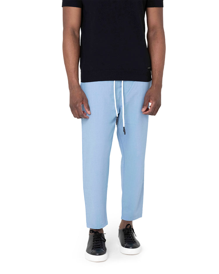 Why not brand Pantalone con Laccio in Vita alla Caviglia Nuova