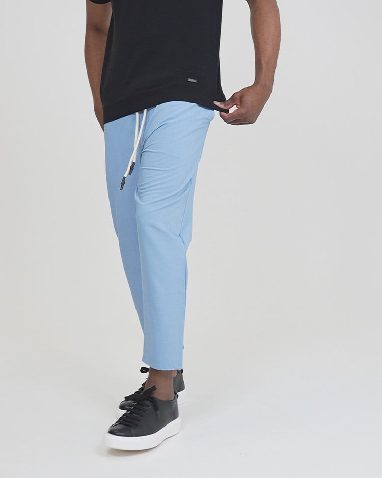 Why not brand Pantalone con Laccio in Vita alla Caviglia Nuova