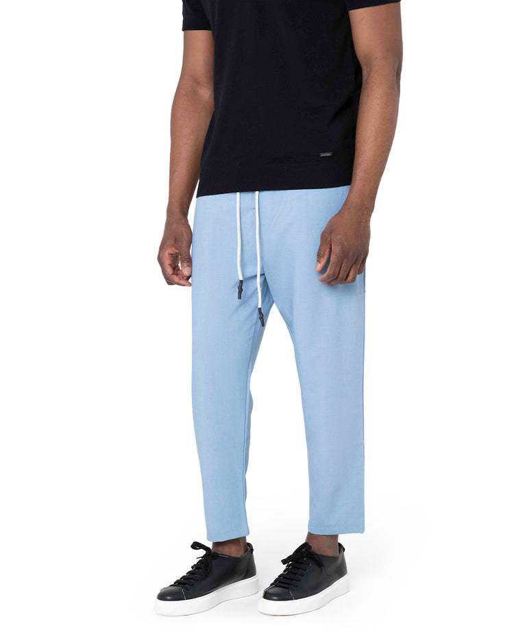 Why not brand Pantalone con Laccio in Vita alla Caviglia Nuova