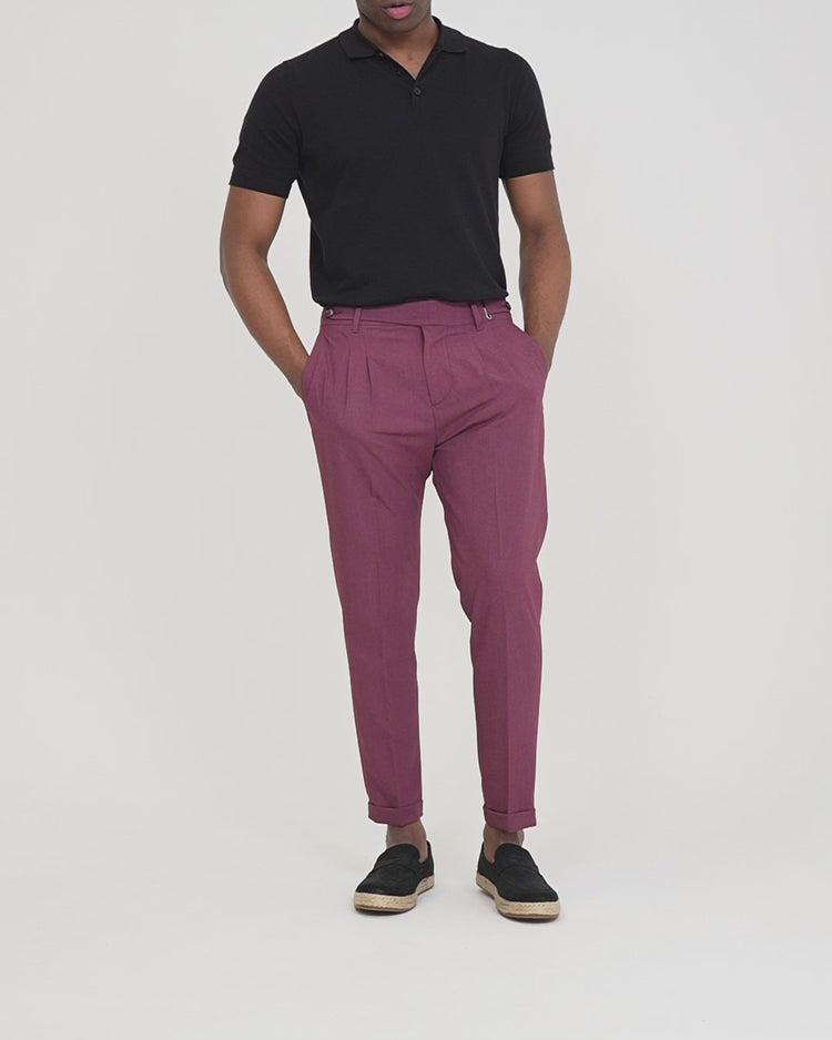 Why not brand Pantalone Pinces e Abbottonatura Laterale 2025