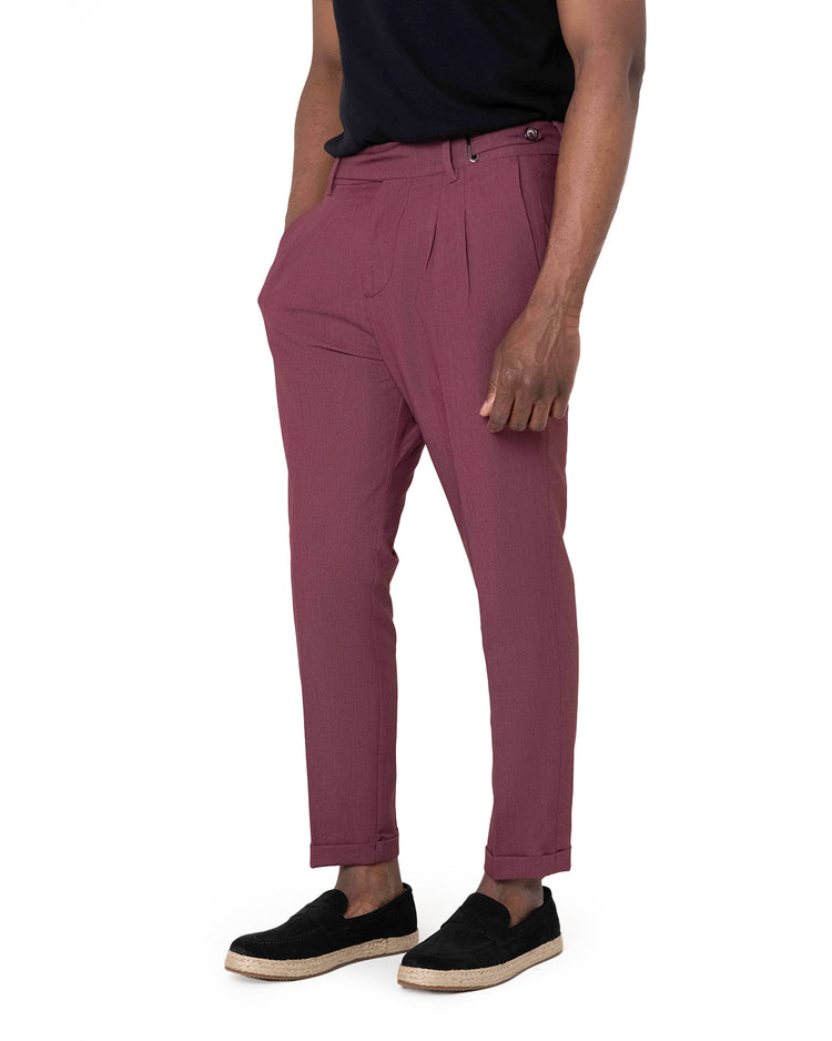 Why not brand Pantalone Pinces e Abbottonatura Laterale 2025