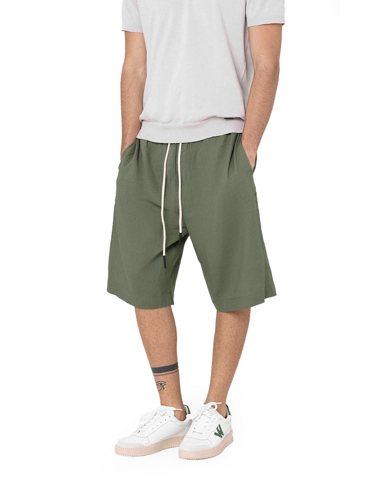 Why not brand Short in Lino Comfort con Laccio Offerta esclusiva