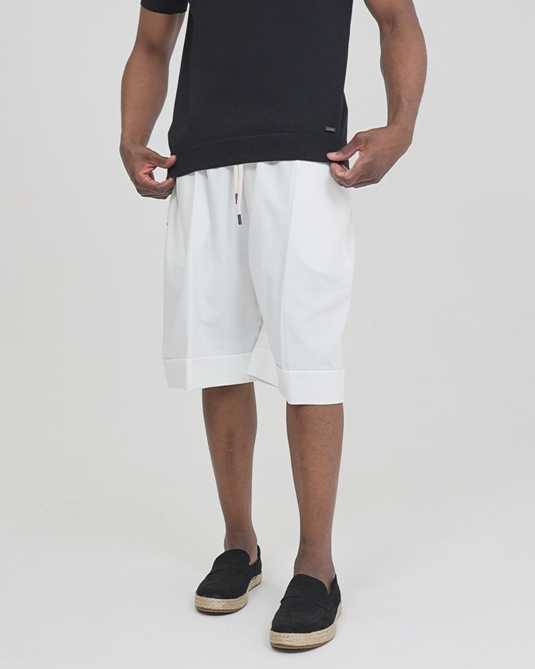 Why not brand Short Over con Laccio e Risvolto al Fondo Vendita
