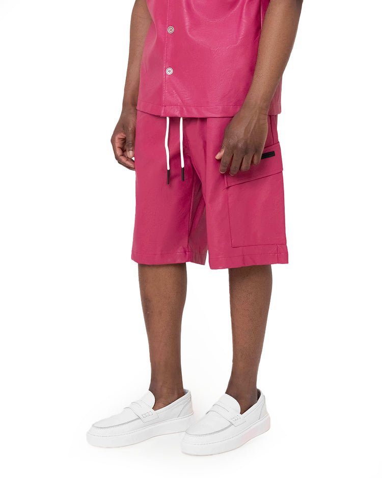 Why not brand Short in Ecopelle Vestibilita Oversize Shopping Online