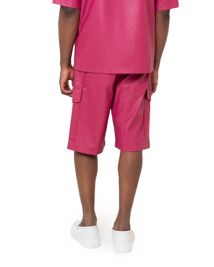 Why not brand Short in Ecopelle Vestibilita Oversize Shopping Online