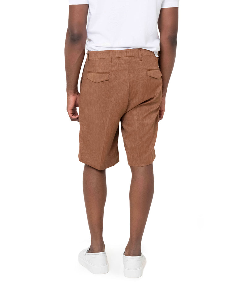 Why not brand Short Sartoriale con Pences Chiusura Laterale con Tasca a Filo Affare Del Giorno