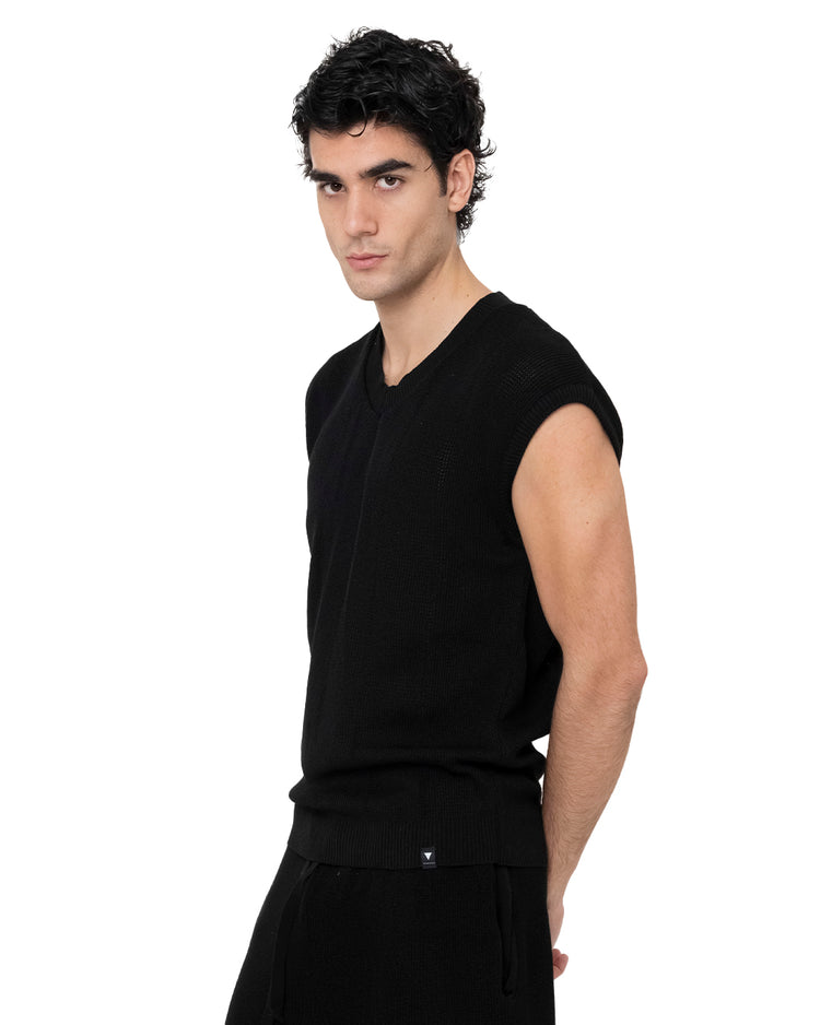 Why not brand Smanica in Maglia a Coste con Vestibilita Comfort Sottocosto