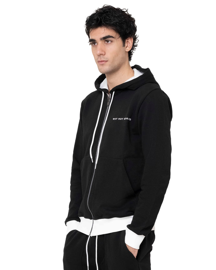 Why not brand Felpa con Zip e Tasche con Cappuccio Convenienza