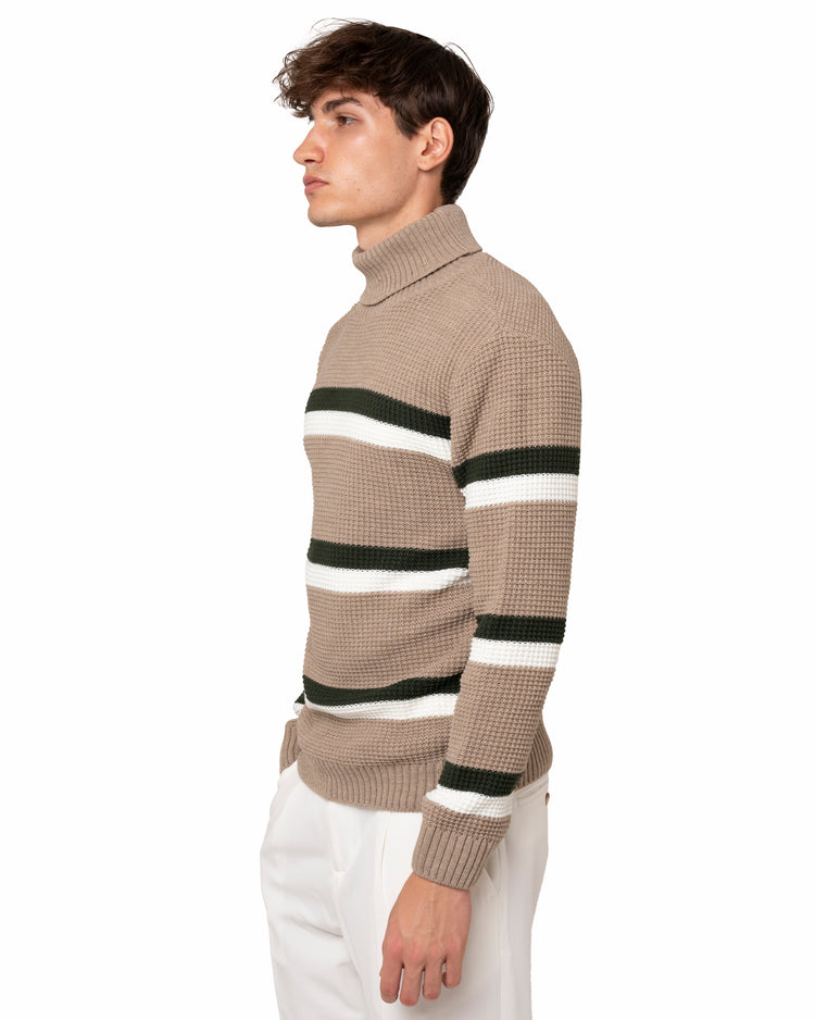 Why not brand Maglione collo alto con righe I Più Venduti