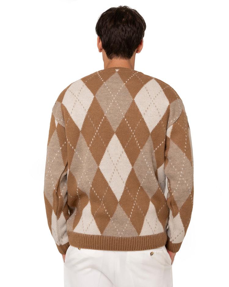 Why not brand Maglione girocollo con rombi Moda