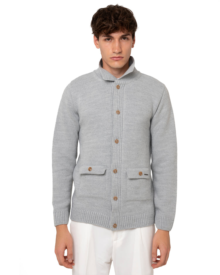 Why not brand Maglione con collo e bottoni Italia