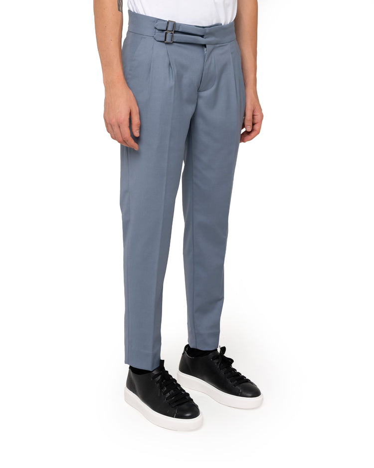 Why not brand Pantalone con pinces e chiusura a doppia fibbia Pezzi Unici