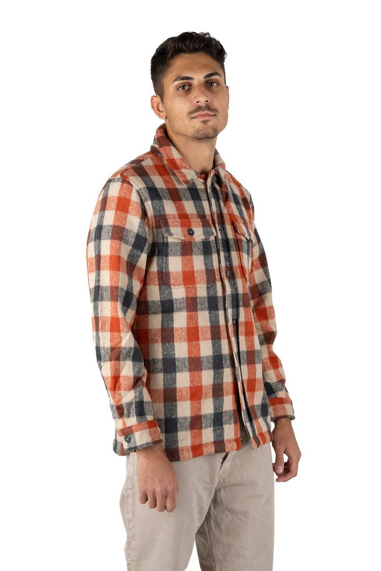 Why not brand Giacca Camicia a quadri Arancione Acquista Ora