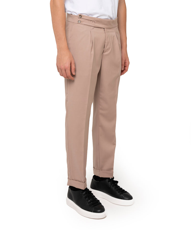 Why not brand Pantalone con pinces e risvolto Consegna Veloce