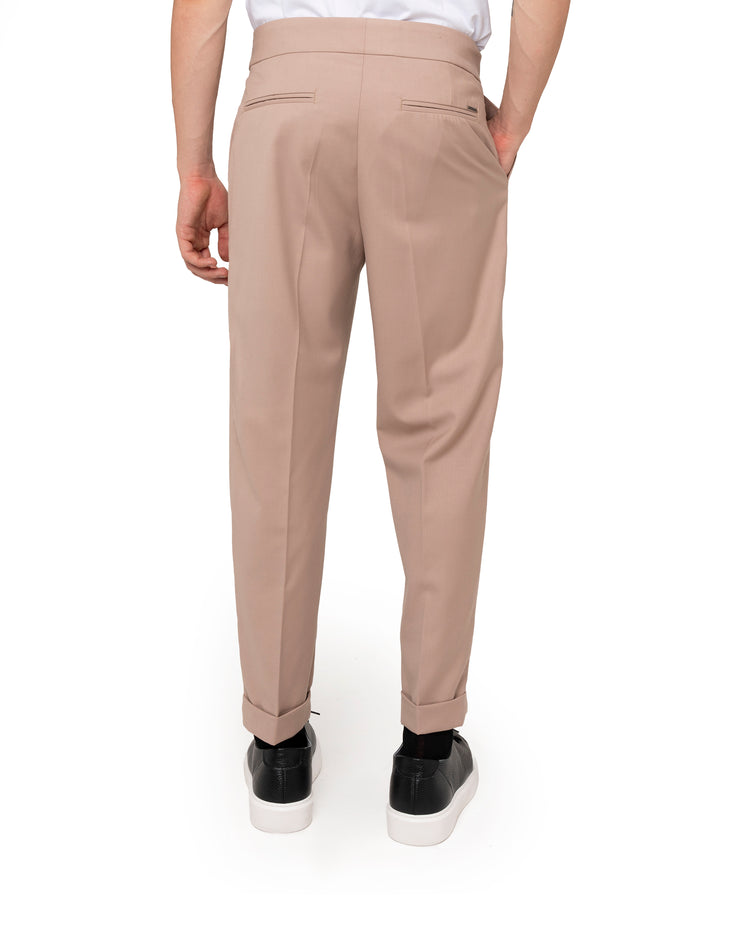 Why not brand Pantalone con pinces e risvolto Consegna Veloce
