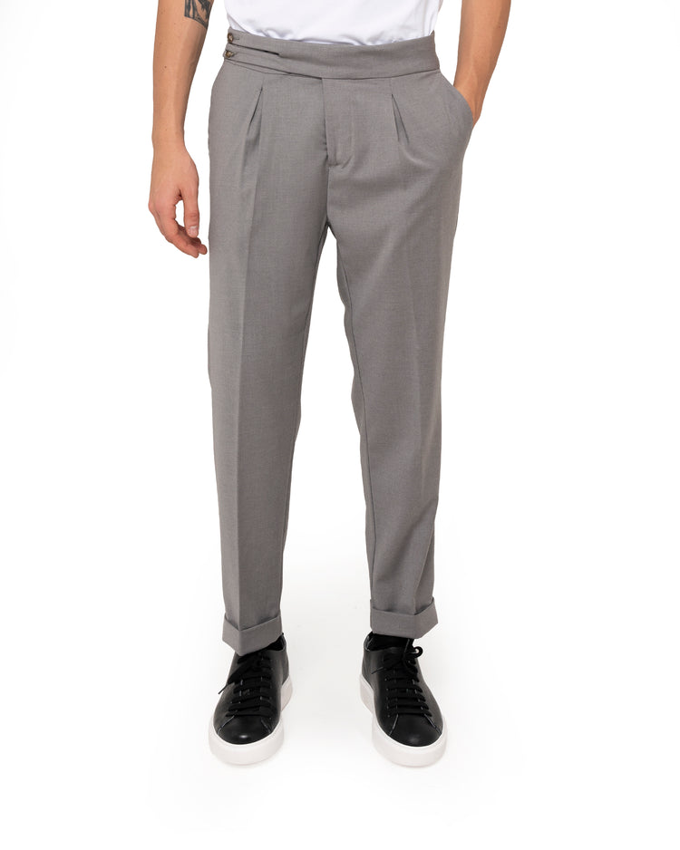 Why not brand Pantalone con pinces e risvolto Consegna Veloce