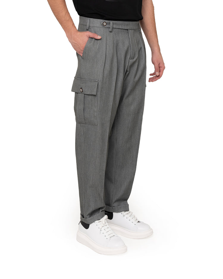 Why not brand Pantalone con abbotonatura laterale e pinces Promozione Limitata