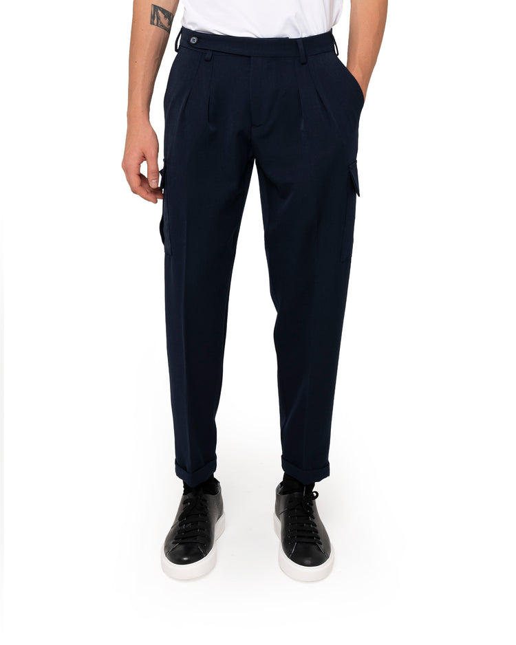 Why not brand Pantalone con abbotonatura laterale e pinces Promozione Limitata