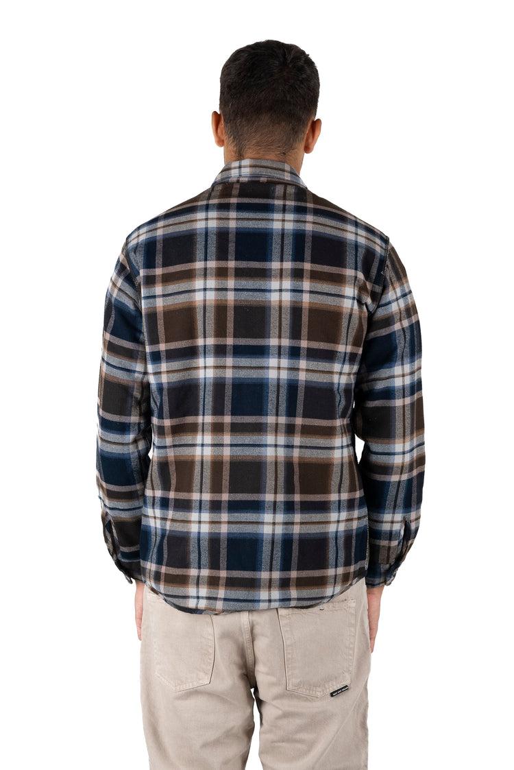 Why not brand Giacca Camicia a quadri Marrone Negozi Online