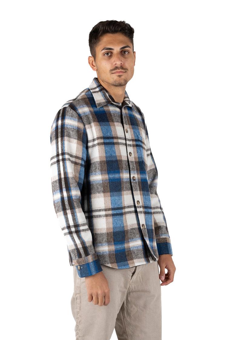 Why not brand Giacca Camicia a quadri Blu Vendita Economica