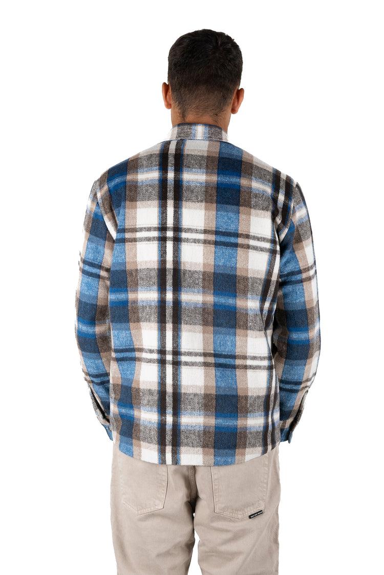 Why not brand Giacca Camicia a quadri Blu Vendita Economica