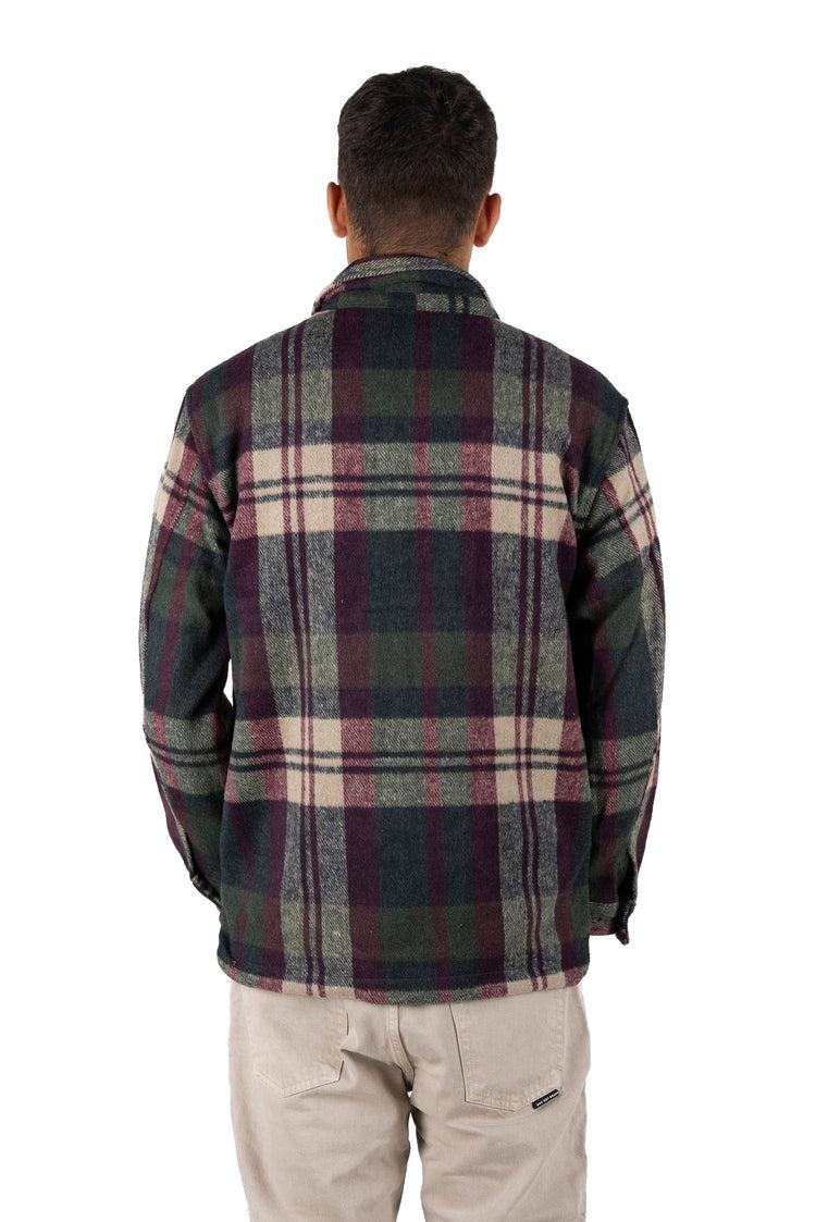 Why not brand Giacca Camicia a quadri Verde Saldi Di Fabbrica