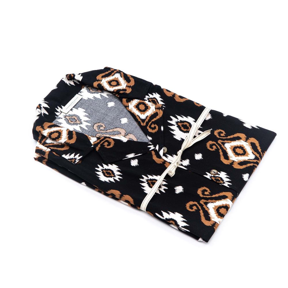 Alessandro Lamura Camicia Hawaiana Fantasia Geometrica Offerta