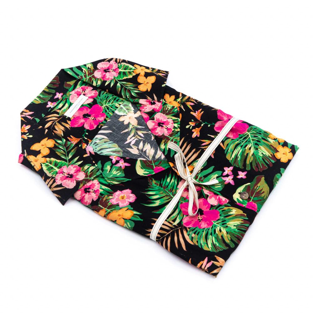 Alessandro Lamura Camicia Floreale Fantasia Collo Hawaii Economico
